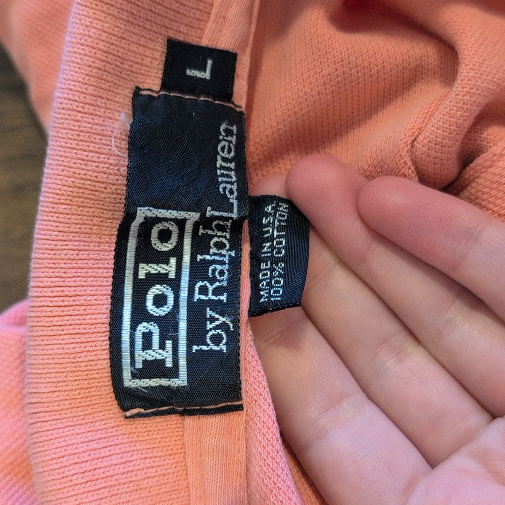 Ralph Lauren Coral Short Sleeve Polo Tee - Picture 6 of 7